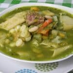 sopa de menestron peruano